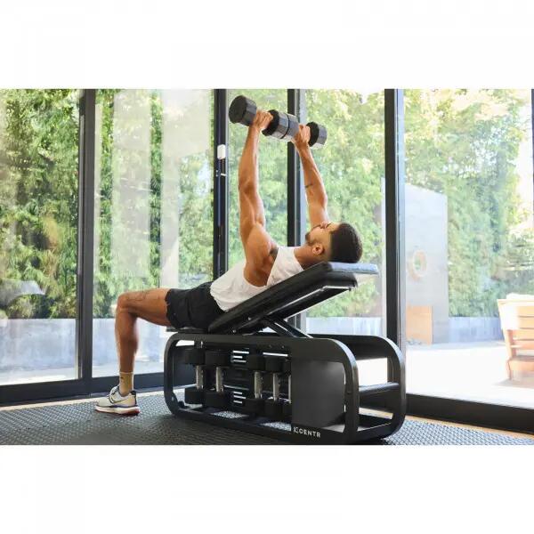 fusion bench - banc de musculation réglable avec rangement pour haltères et ancr 10/10