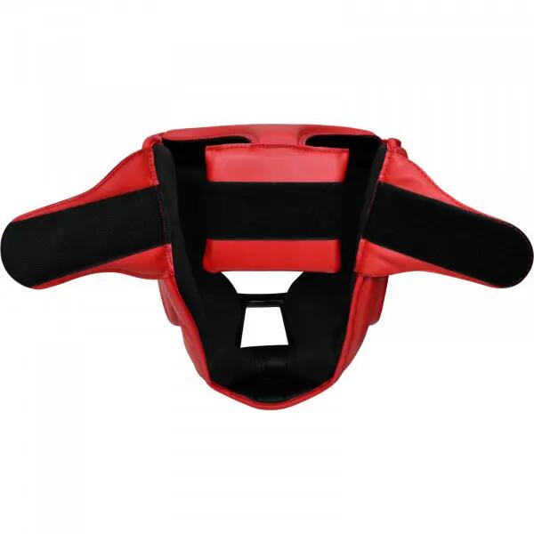 T1 Hoofdbeschermer Met Verwijderbare Gezichtskooi Rood - Extra Large - Kleur: Ro 9/10