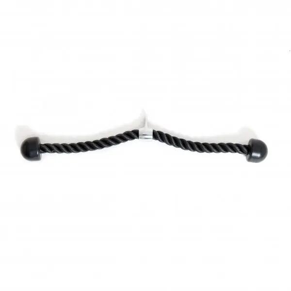 Tricepstouw - Krachttraining - Taurus - Dubbelhandig, 2,5 cm - Zwart 3/5