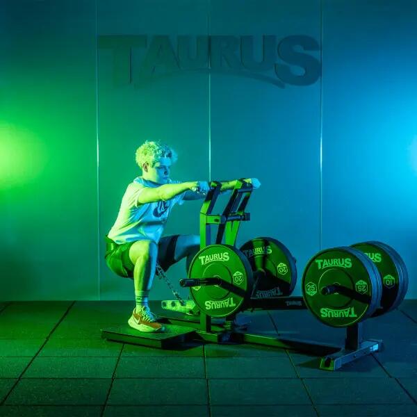 Machine à squat - Fitness - Ceinture ajustable - Taurus IFP - Noire 3/5