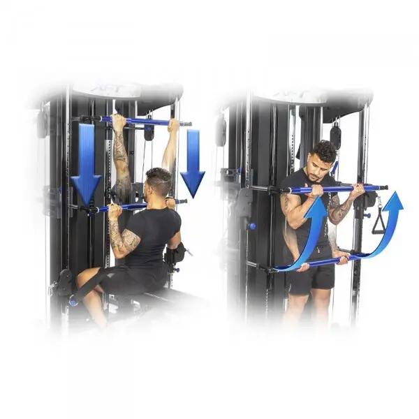 Functional trainer - Bodybuilding - Bodycraft XFT - 67,5 kg - Zwart 6/7