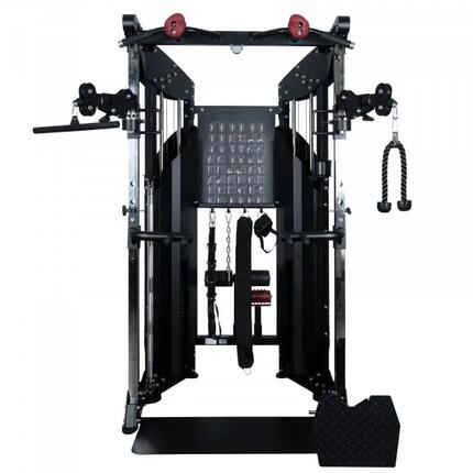 Station de musculation - Fitness - Double poulie, 90 kg - Taurus MS25 Pro - Noir