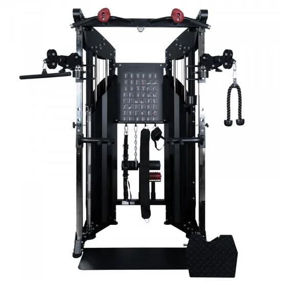 Station de musculation - Fitness - Double poulie, 90 kg - Taurus MS25 Pro - Noir