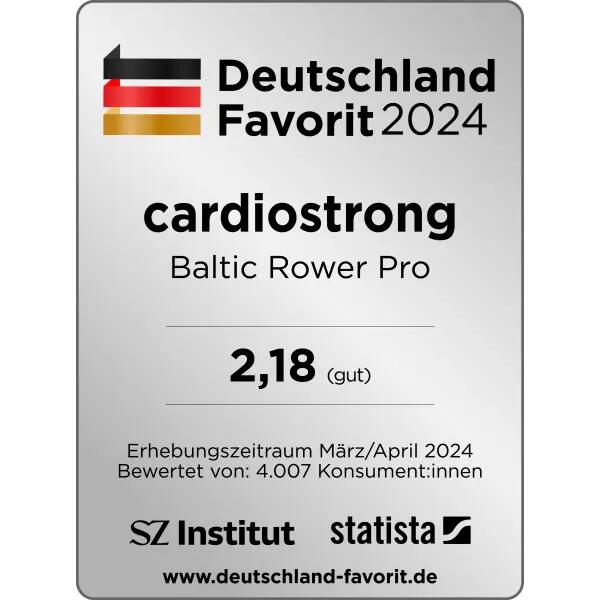 Wioślarz Wodny Cardiostrong Baltic Rower Pro 9/10