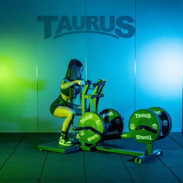 Machine à squat - Fitness - Ceinture ajustable - Taurus IFP - Noire 2/5