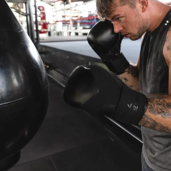 Guantoni da boxe - Pelle - Nero 5/7