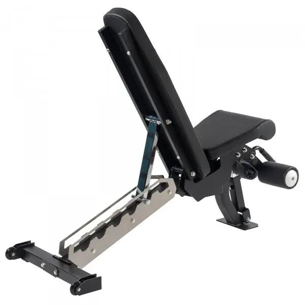 Halterbank - Krachttraining - Taurus B970 - Verstelbaar - Zwart 6/8