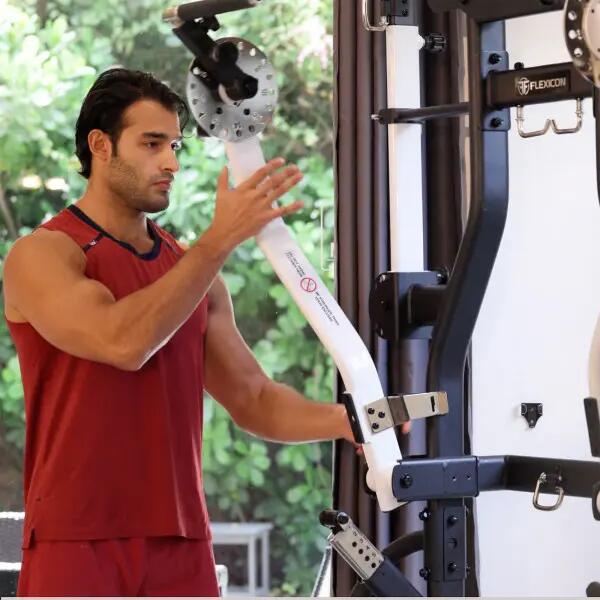 Station de musculation - Fitness - Taurus Flexicon - Réglable - Noir 9/10
