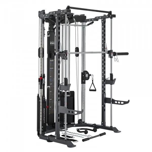 Smithmachine en half rack - Krachttraining - BodyCraft SG2 - Zwart 2/2