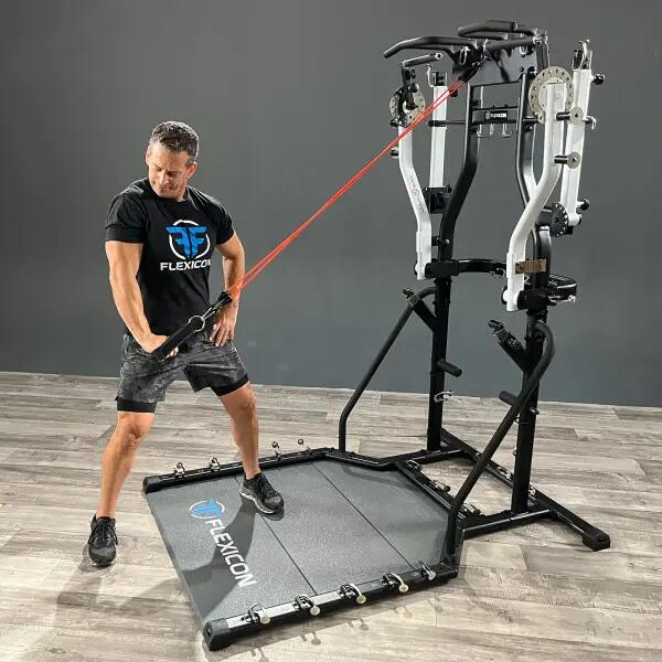 Station de musculation - Fitness - Taurus Flexicon - Réglable - Noir 6/10