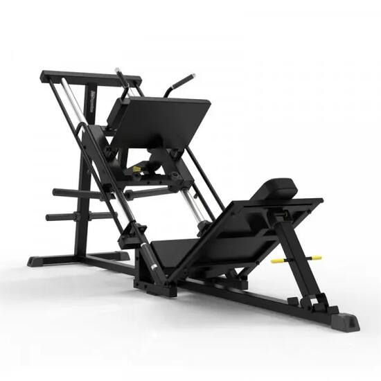Hack squat et presse à jambes - Musculation - Taurus IFP - Réglable - Noir