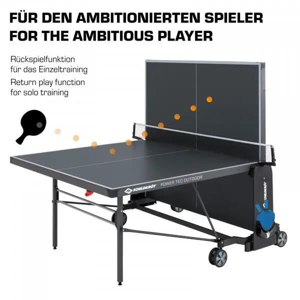 Tavolo da ping pong da esterno Schildkröt "PowerTec 8/9