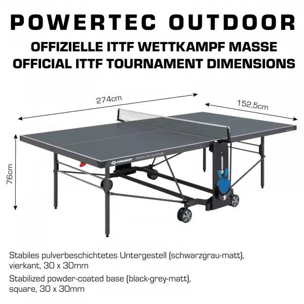 Tavolo da ping pong da esterno Schildkröt "PowerTec 6/9