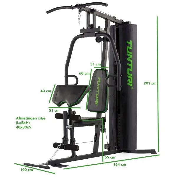 Stazione multifunzione - Home Gym 60 kg con Panca Bicipiti - HG20 8/9