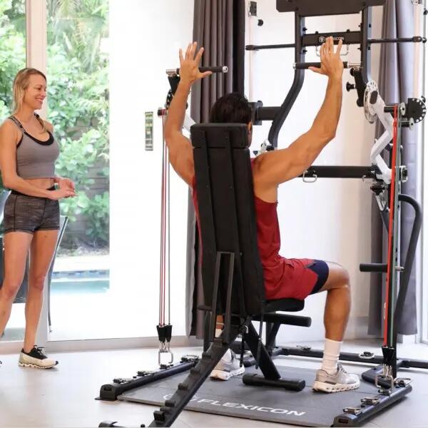 Station de musculation - Fitness - Taurus Flexicon - Réglable - Noir 10/10