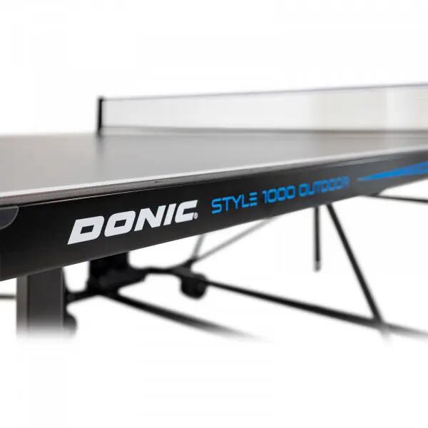 Table de ping-pong - Extérieur - Pliable - Donic Style 1000 - Grise 7/10