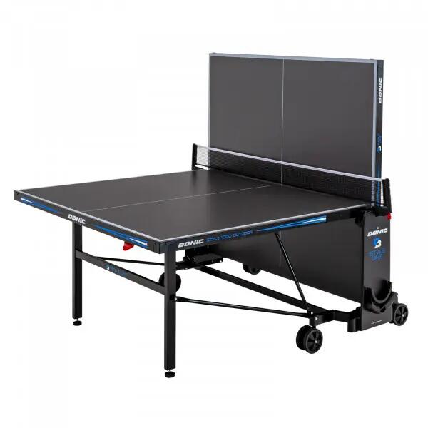 Table de ping-pong - Extérieur - Pliable - Donic Style 1000 - Grise 5/10
