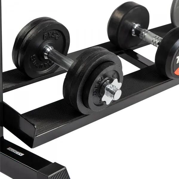 Halterrek/dumbbellrek 3-laags staal 8/10
