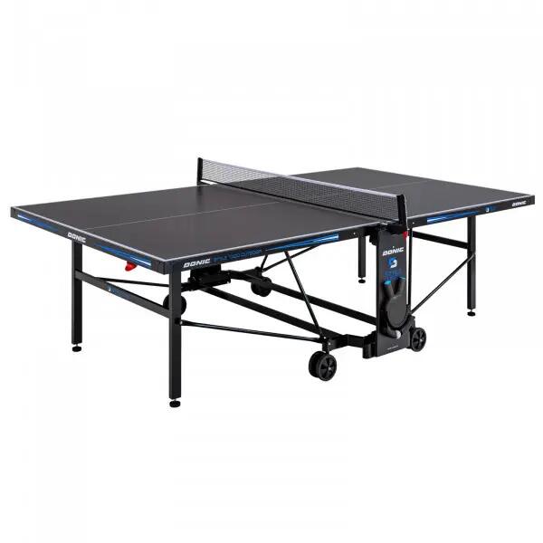Table de ping-pong - Extérieur - Pliable - Donic Style 1000 - Grise 2/10
