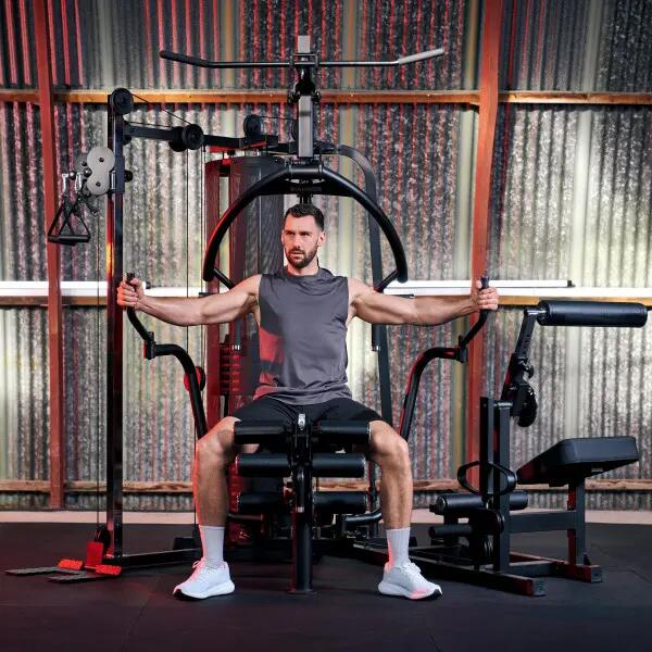 Krachtstation - Krachttraining - Hammer Autark 6600 - Zwart 8/10
