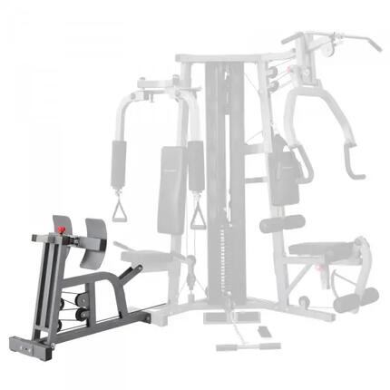 Presse à cuisses - Musculation - Galena - Argenté