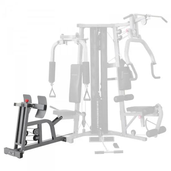 Presse à cuisses - Musculation - Galena - Argenté