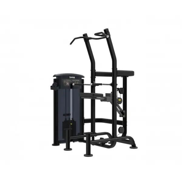 Station de musculation - Dips et tractions assistés - Taurus IT95 - Noir 1/5