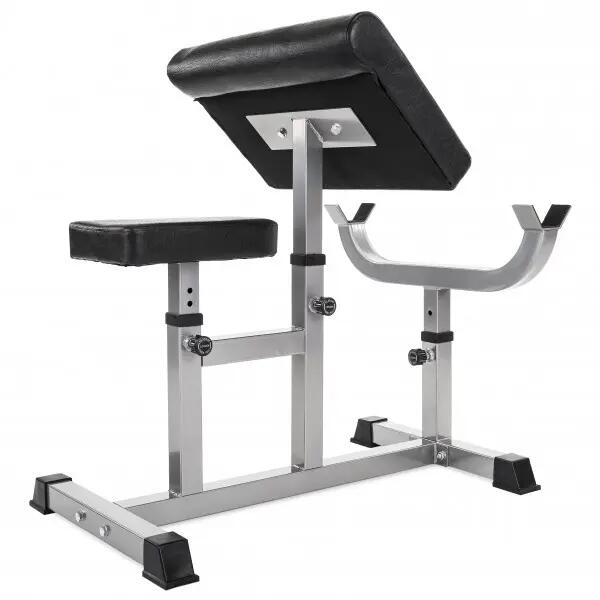 Pupitre à biceps - Musculation - Réglable - Taurus - Noir 4/6