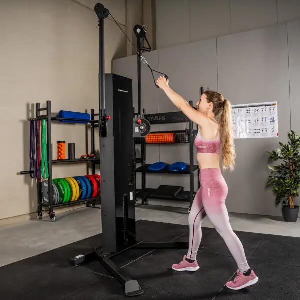 Functional trainer - Krachttraining - BodyCraft EFT - Verstelbare armen - Zwart 5/10