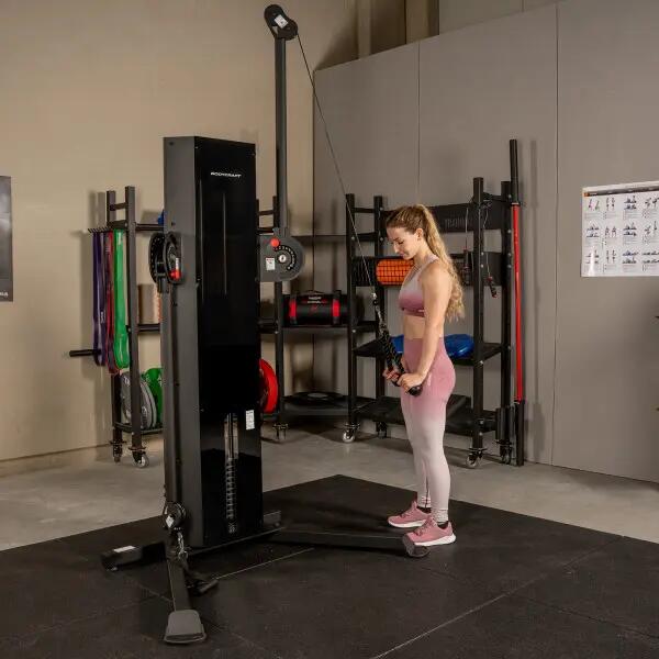 Functional trainer - Krachttraining - BodyCraft EFT - Verstelbare armen - Zwart 10/10