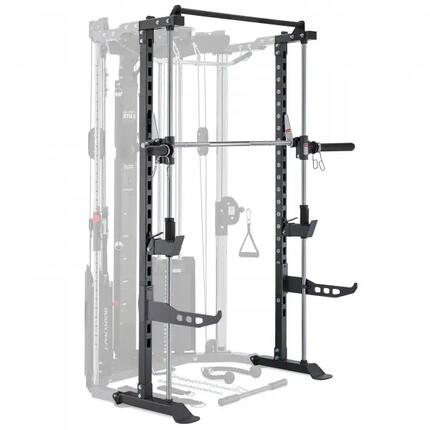 Smith machine et demi-rack - Musculation - BodyCraft SG2 - Noir