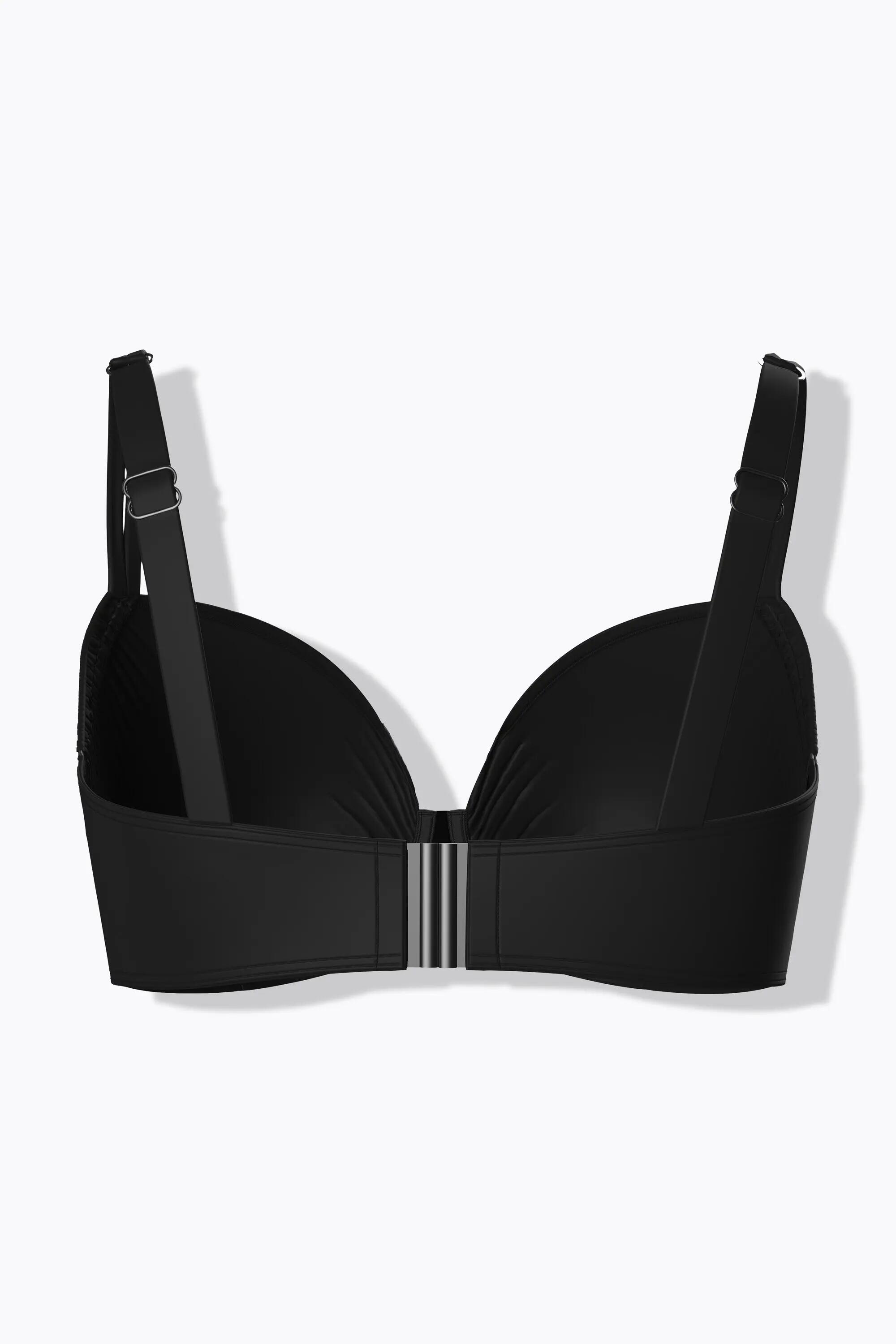 Dames Beugelbikini Top rimpelingen verstelbare schouderbandjes 2/13