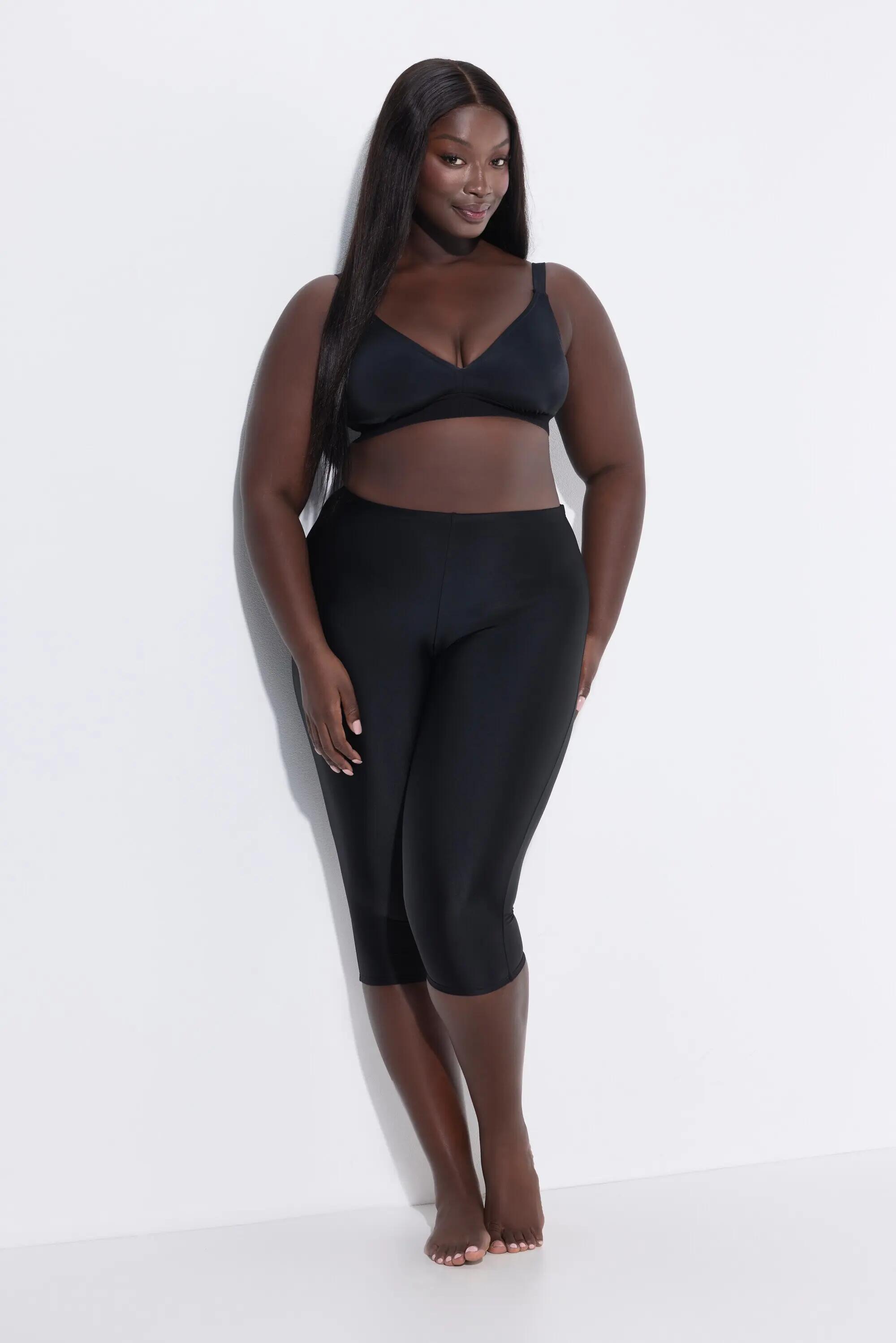 Damen Schwimm-Capri knielang Stretchkomfort 11/13