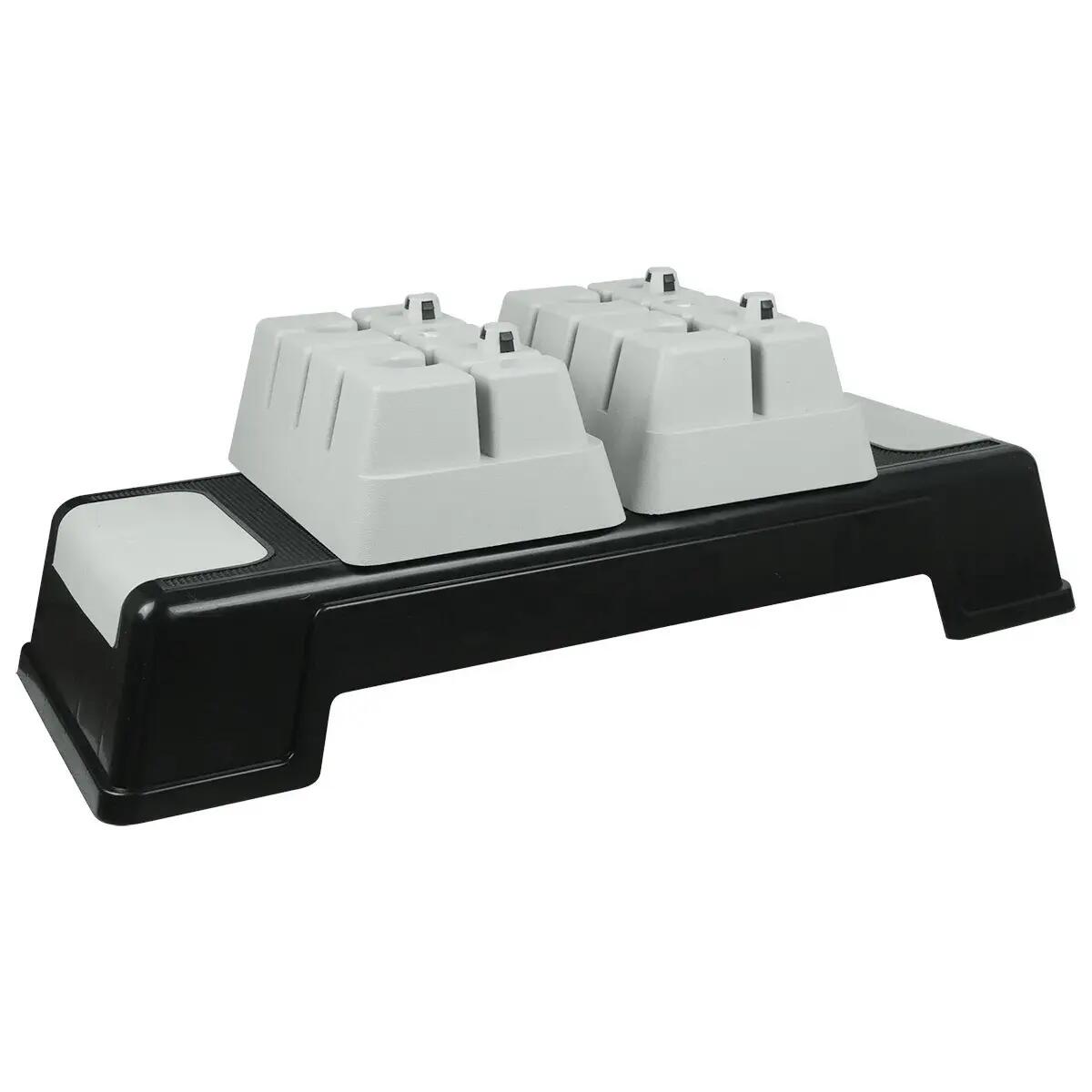 Escalón fitness / aeróbico 70cm regulable 3 niveles (12 / 17 / 22 cm) JustFit 5/5