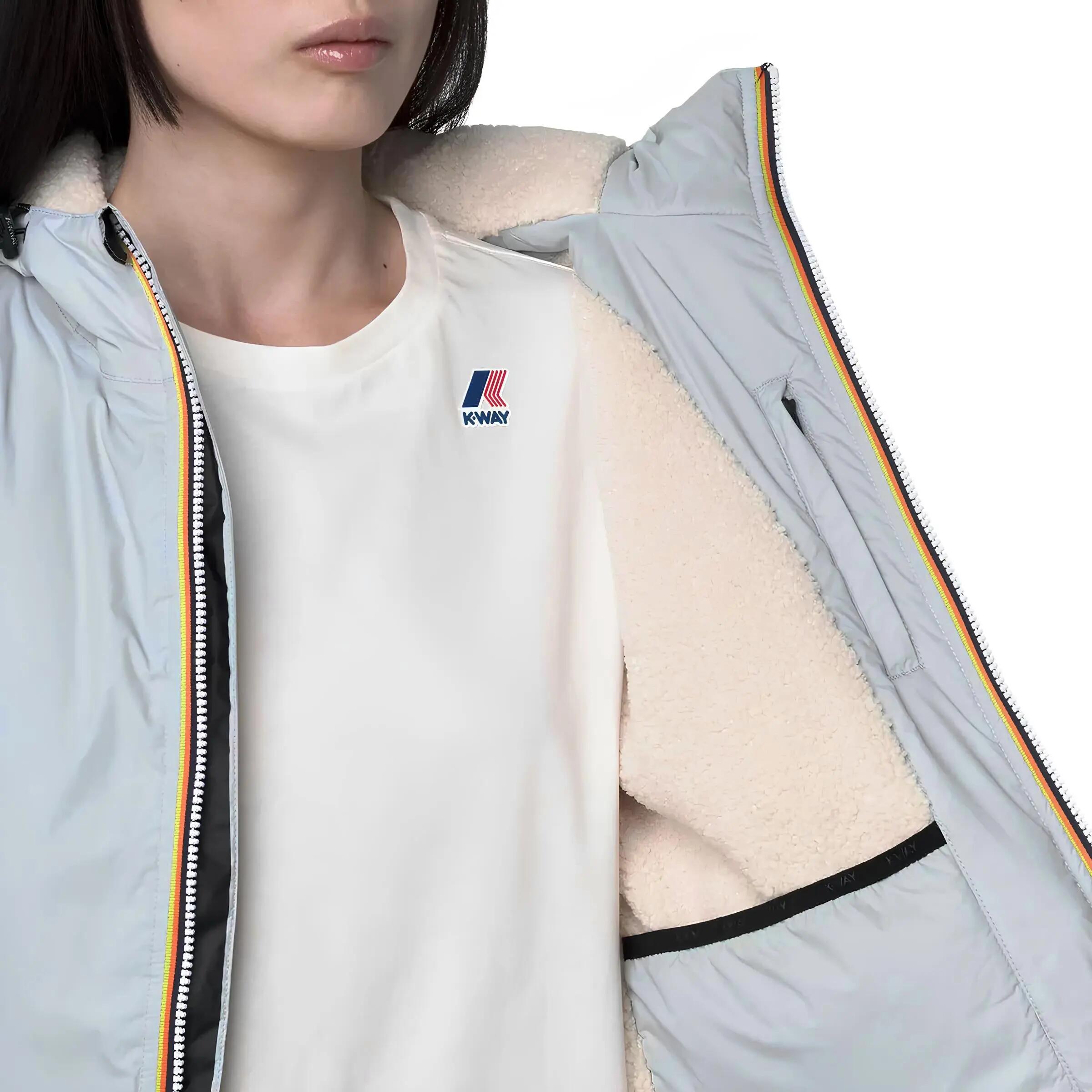 K-Way Le Vrai 4.0 Albine Orsetto - Giacca Donna Impermeabile e Reversibile 5/5