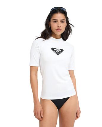 Kurzarm-Rashguard WHOLE HEARTED Rosa Frauen