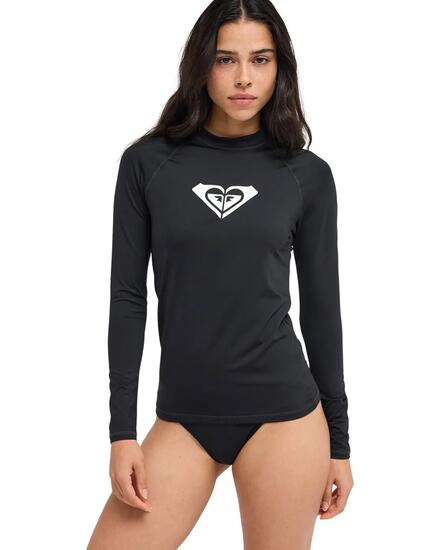 Lycra manches longues Whole Hearted Noir Femme