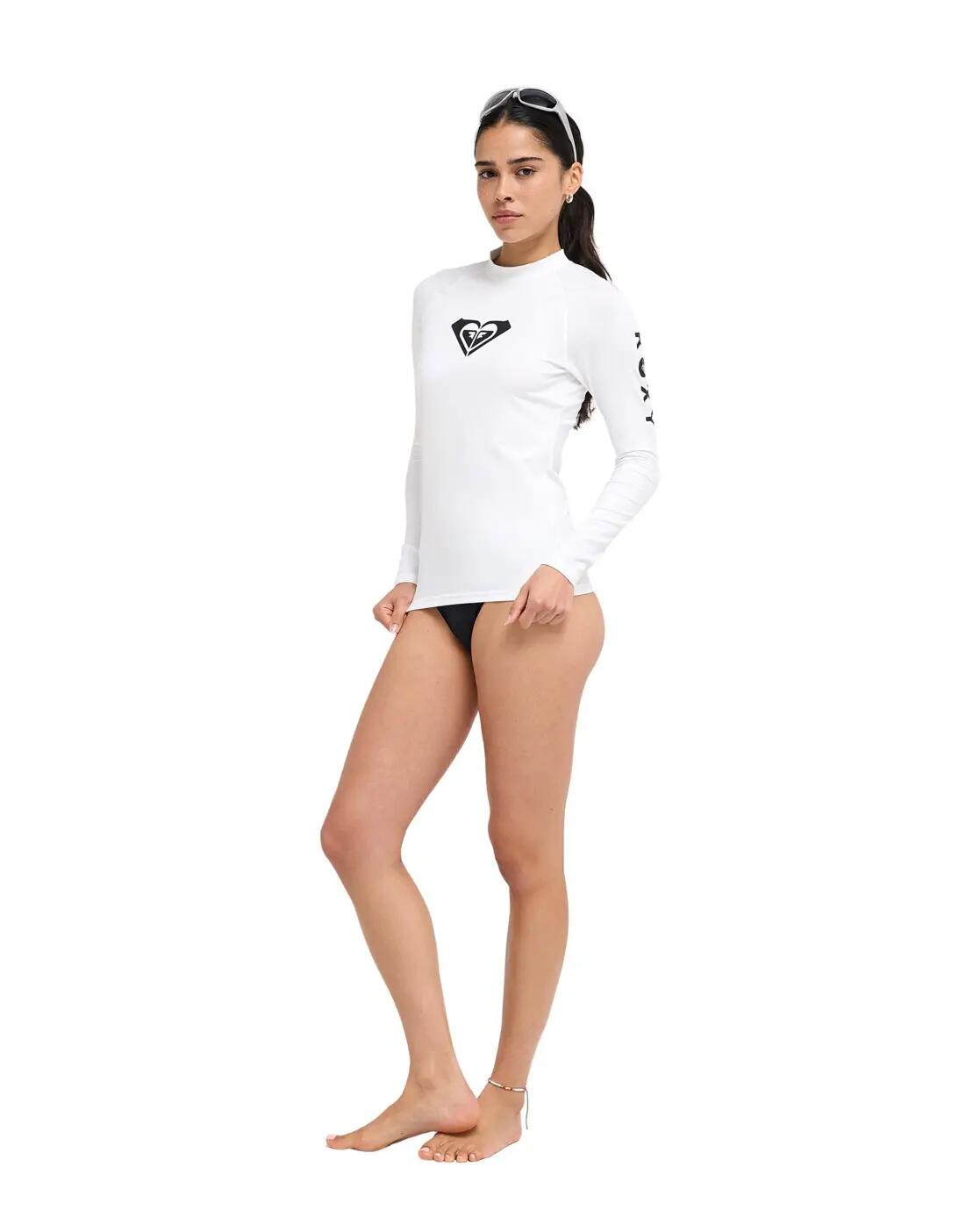 Langärmliger Rashguard WHOLE HEARTED Wit Dames 4/5