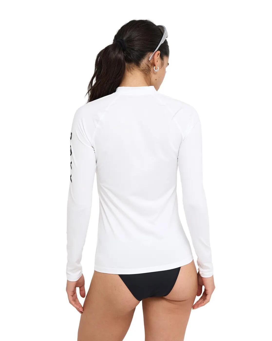 Langärmliger Rashguard WHOLE HEARTED Wit Dames 2/5