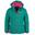 Veste d'hiver enfant Hemsedal XT hydrofuge, coupe-vent Vert Émeraude/Rouge Rubis