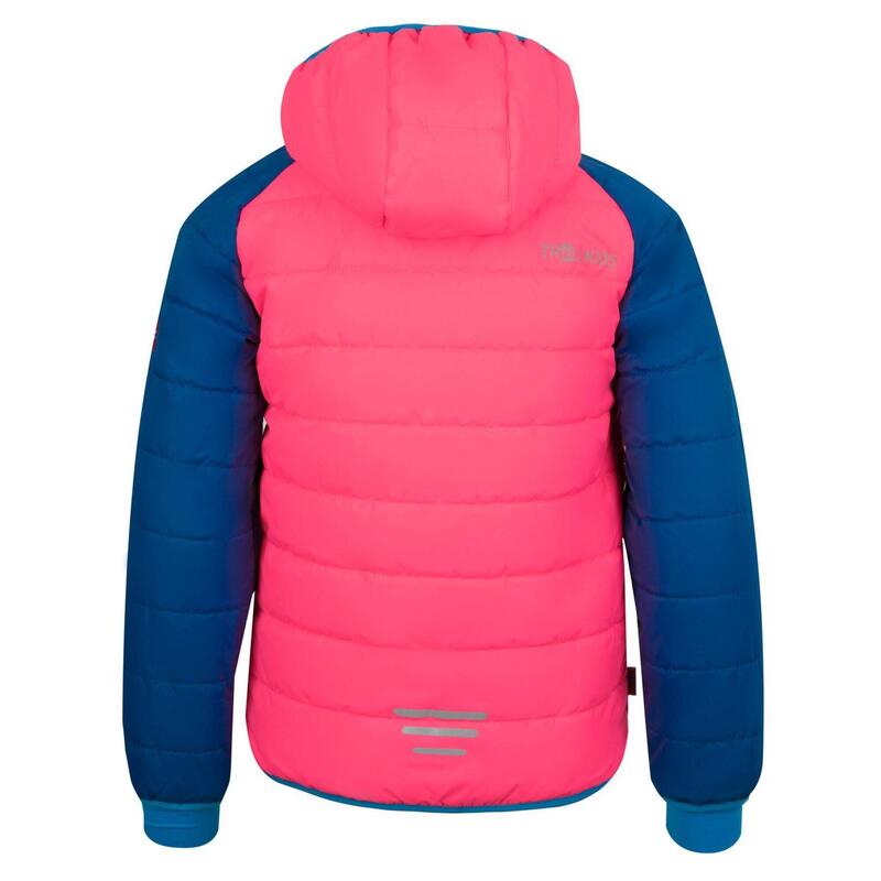 Veste d'hiver enfant Hafjell XT déperlante et coupe-vent Rouge Corail