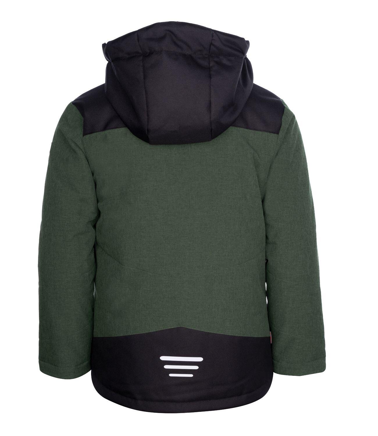 Kinder Winterjacke Norefjell Waldgrün/Orange 2/3