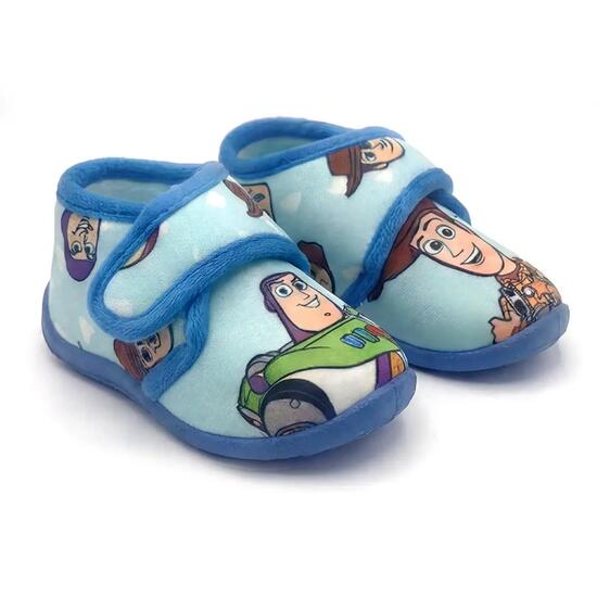 Zapatillas de Casa Media Bota Infantil Pixar/Toy Story Antideslizantes Azules