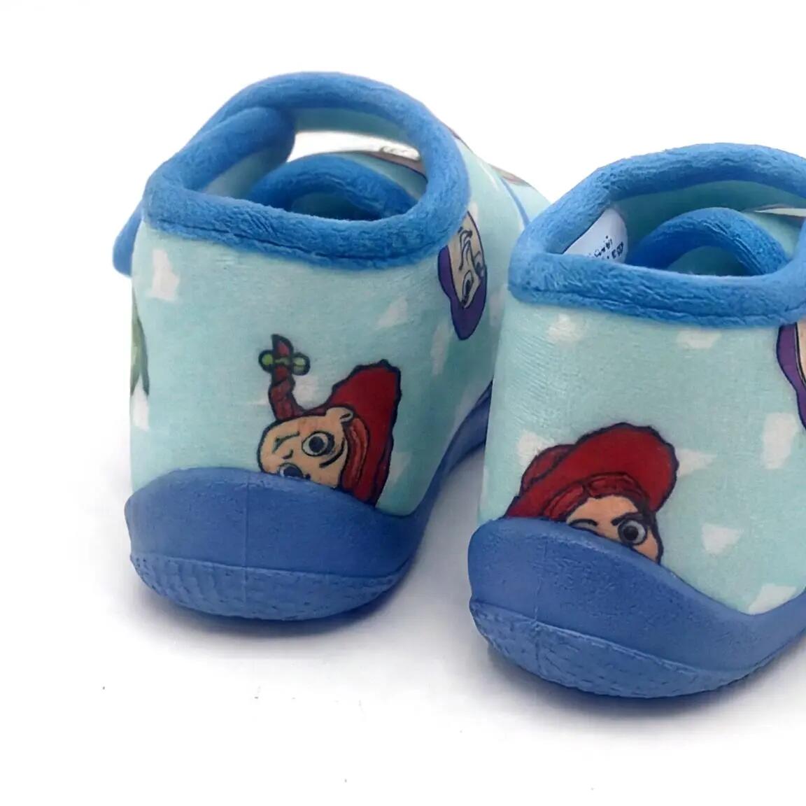 Zapatillas de Casa Media Bota Infantil Pixar/Toy Story Antideslizantes Azules 4/7