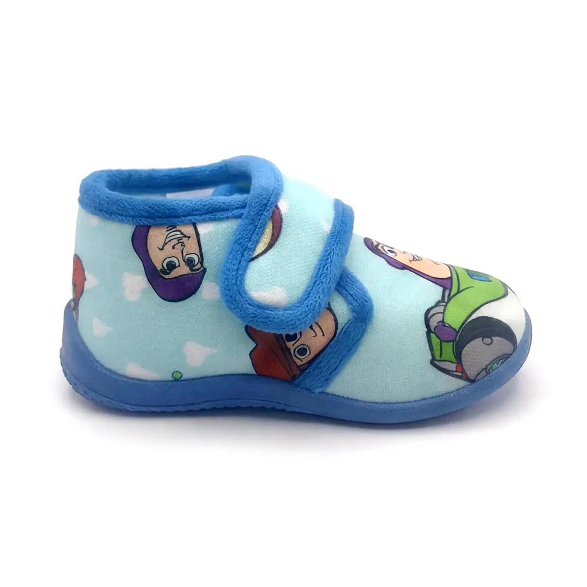 Zapatillas de Casa Media Bota Infantil Pixar/Toy Story Antideslizantes Azules 3/7