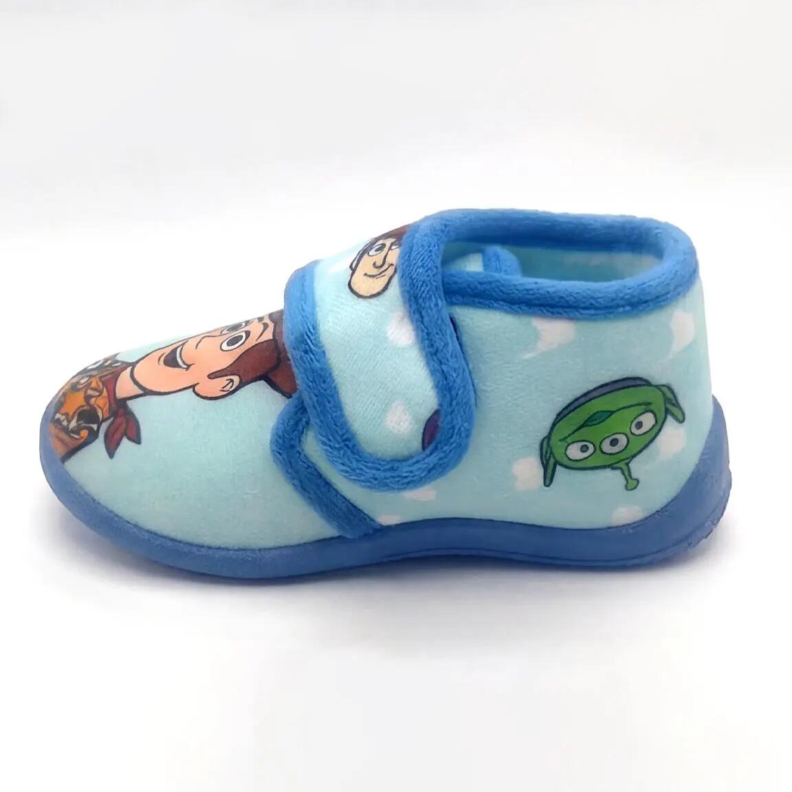 Zapatillas de Casa Media Bota Infantil Pixar/Toy Story Antideslizantes Azules 2/7