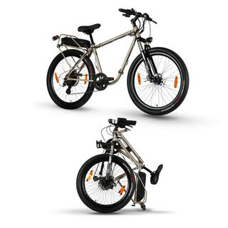 X1 Pro Folding Electric Cycle, 7-Speed Shimano Altus, Titan Glow