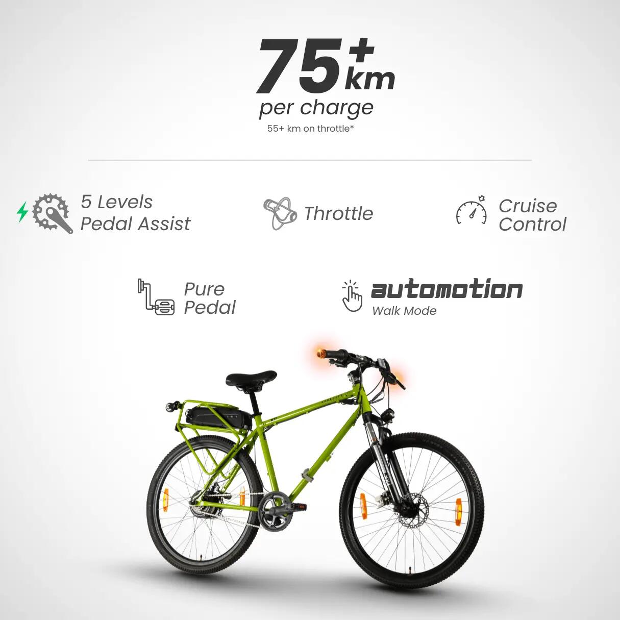 X1s V2 Folding Electric Cycle, Single Speed, Power Red -  5
