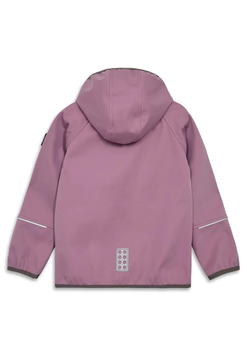 Kurtka softshell dziewczęca LEGO wiatroszczelna 11010390/694 - fioletowa 6/6