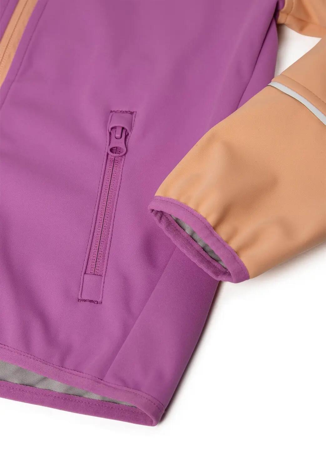 Kurtka softshell dziewczęca LEGO wiatroszczelna 11010390/4069 - różowa 4/5